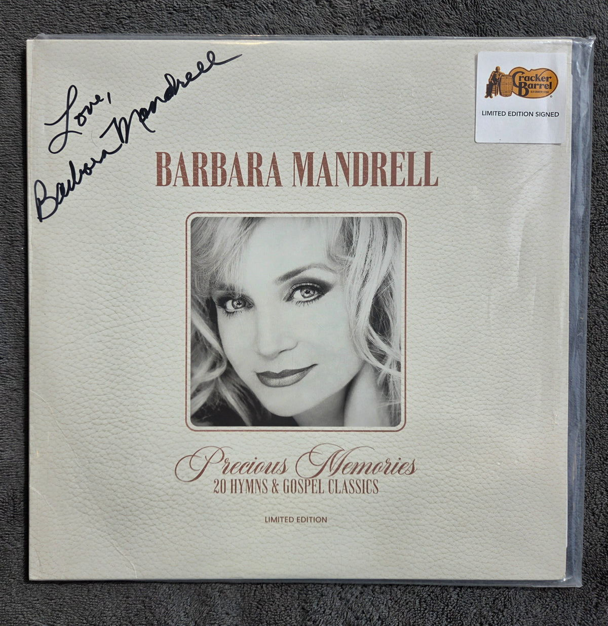 BARBARA MANDRELL PRECIOUS MEMORIES NUM LIM AUTO