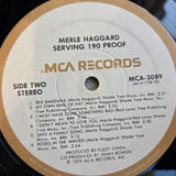 MERLE HAGGARD SERVING 190 PROOF