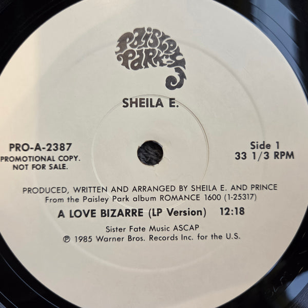 SHEILA E A LOVE BIZARRE WLP 12"
