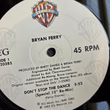 BRYAN FERRY DONT STOP THE DANCE 12"