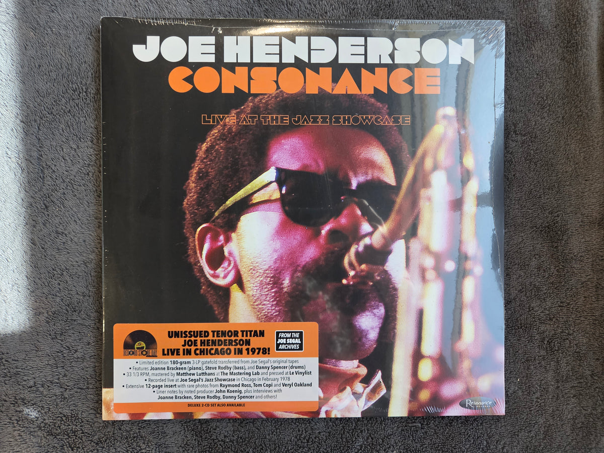 JOE HENDERSON CONSONANCE LIVE AT THE JAZZ SHOWCASE 180G RSD NEW