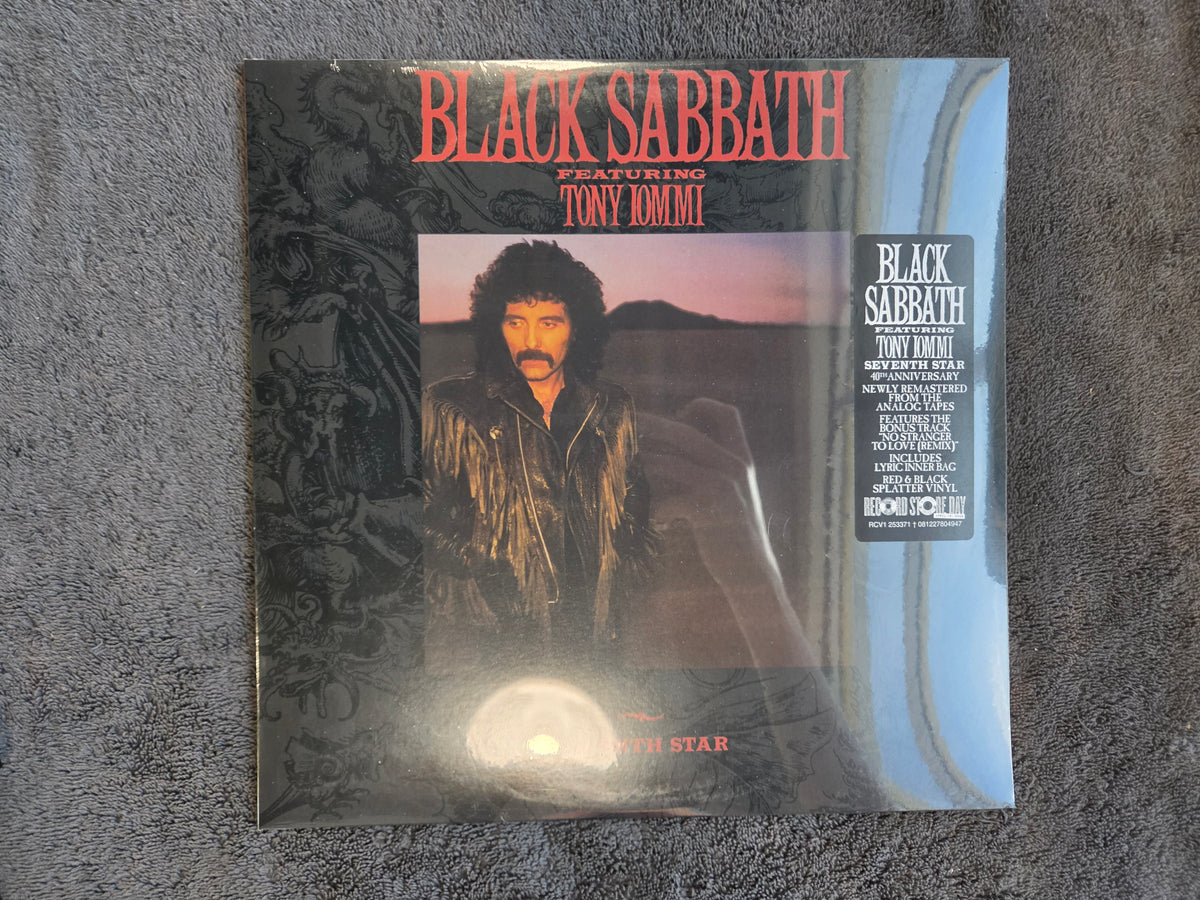 BLACK SABBATH SEVENTH STAR FEAT TONY IOMMI BLACK RED RSD NEW