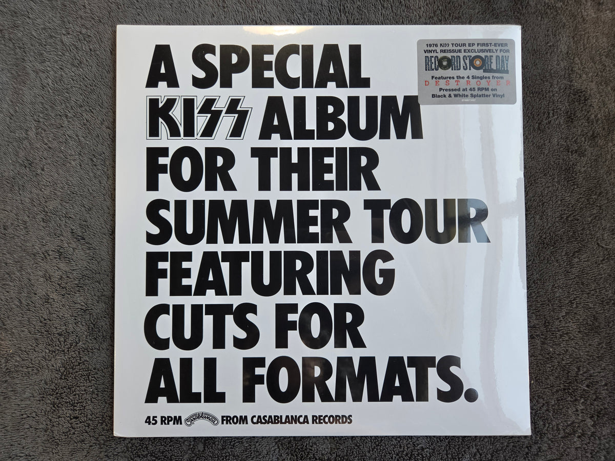 KISS SPECIAL KISS TOUR EP BLACK WHITE RSD NEW