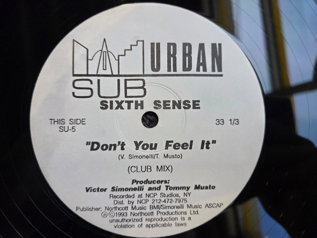 SIXTH SENSE DONT YOU FEEL IT 12"