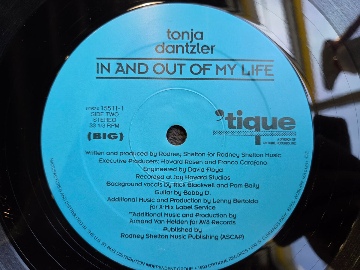 TONJA DANTZLER IN AND OUT OF MY LIFE 12"