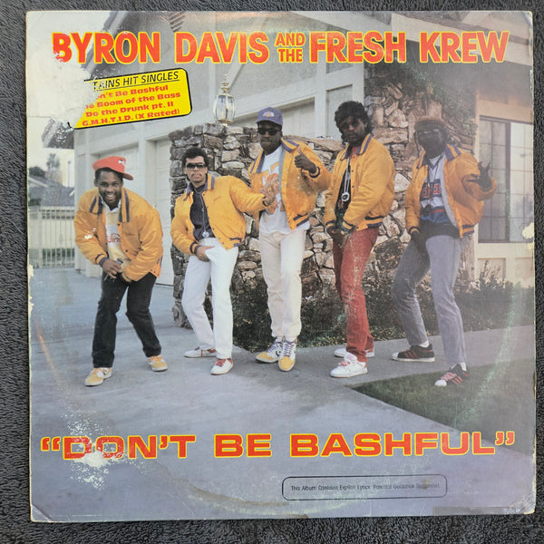BYRON DAVIS DONT BE BASHFUL