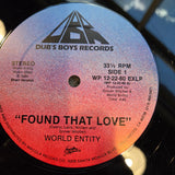 WORLD ENTITY FOUND THAT LOVE