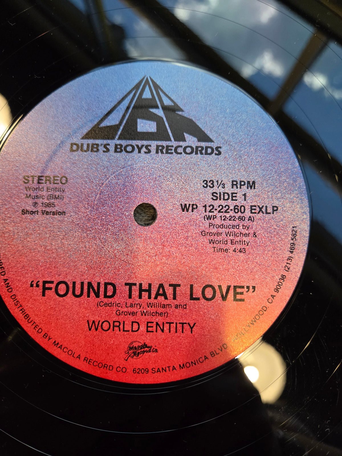 WORLD ENTITY FOUND THAT LOVE