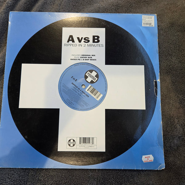 A VS B RIPPED IN 2 MINUTES 12" IMP UK