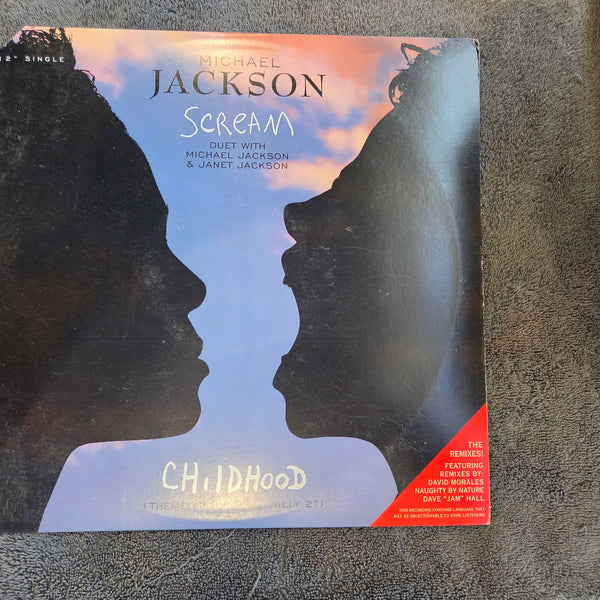 MICHAEL JACKSON SCREAM CHILDHOOD 12"