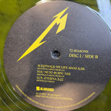 METALLICA 72 SEASONS YELLOW BLACK SWIRL