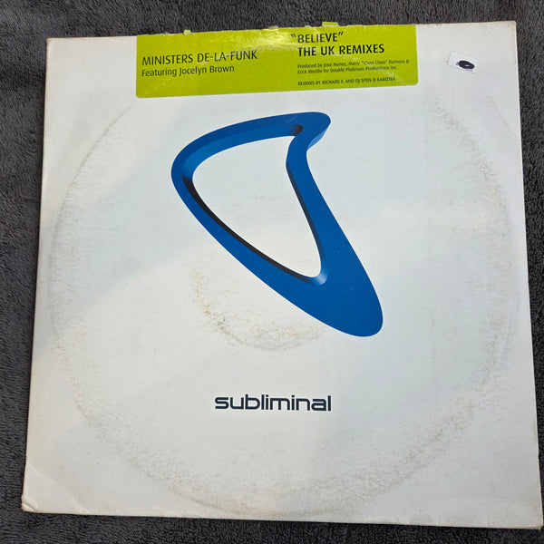 MINISTERS DE LA FUNK BELIEVE THE UK REMIXES 12"