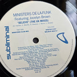MINISTERS DE LA FUNK BELIEVE THE UK REMIXES 12"