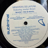 MINISTERS DE LA FUNK BELIEVE THE UK REMIXES 12"