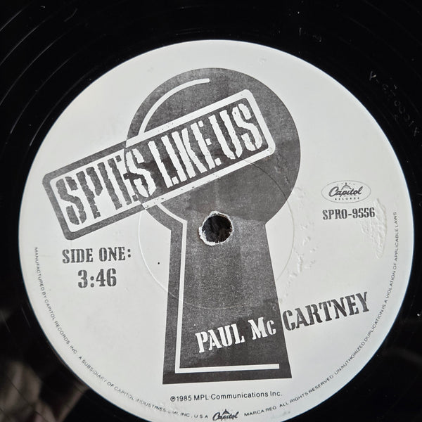PAUL MCCARTNEY SPIES LIKE US PROMO 12"