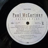 PAUL MCCARTNEY PRESS TO PLAY