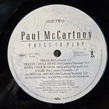 PAUL MCCARTNEY PRESS TO PLAY