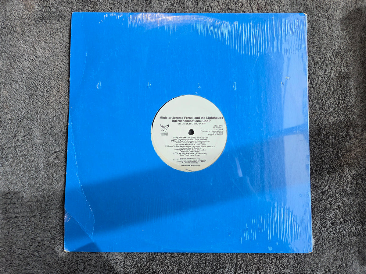 JEROME FERRELL HE DID IT ALL JUST FOR ME NEW SEALED PEPPERCO RECORDS PROMO