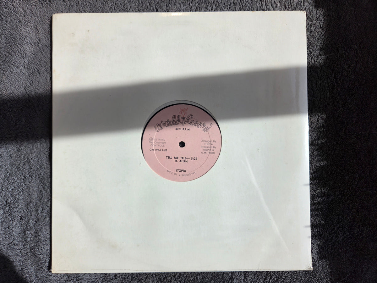 ITOPIA TELL ME TELL NEW 12"