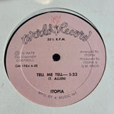 ITOPIA TELL ME TELL NEW 12"