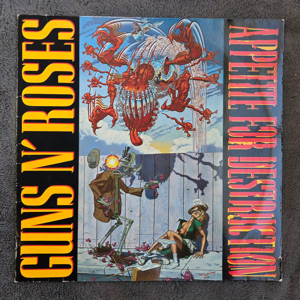 GUNS N ROSES APPETITE FOR DESTRUCTION 1P UNCENSORED COVER UK IMP
