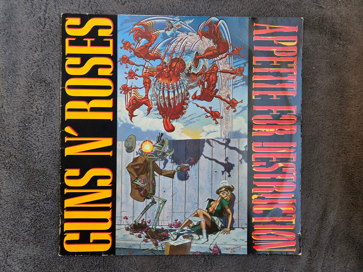 GUNS N ROSES APPETITE FOR DESTRUCTION 1P UNCENSORED COVER UK IMP