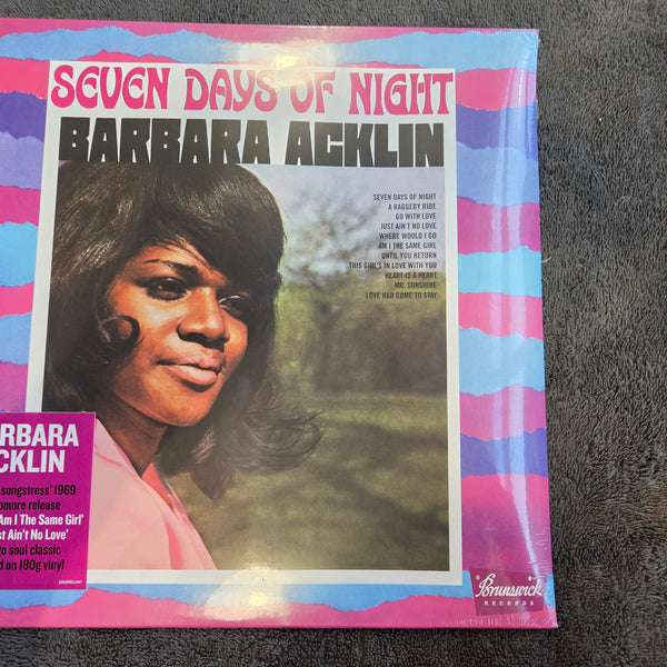BARBARA ACKLIN SEVEN DAYS OF NIGHT RE NEW