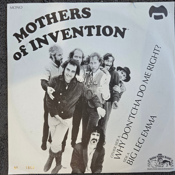 MOTHERS OF INVENTION BIG LEG EMMA MONO NUMB LIM RSD 7"