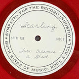 SCARLING CRISPIN GLOVER PS RED VINYL 7"