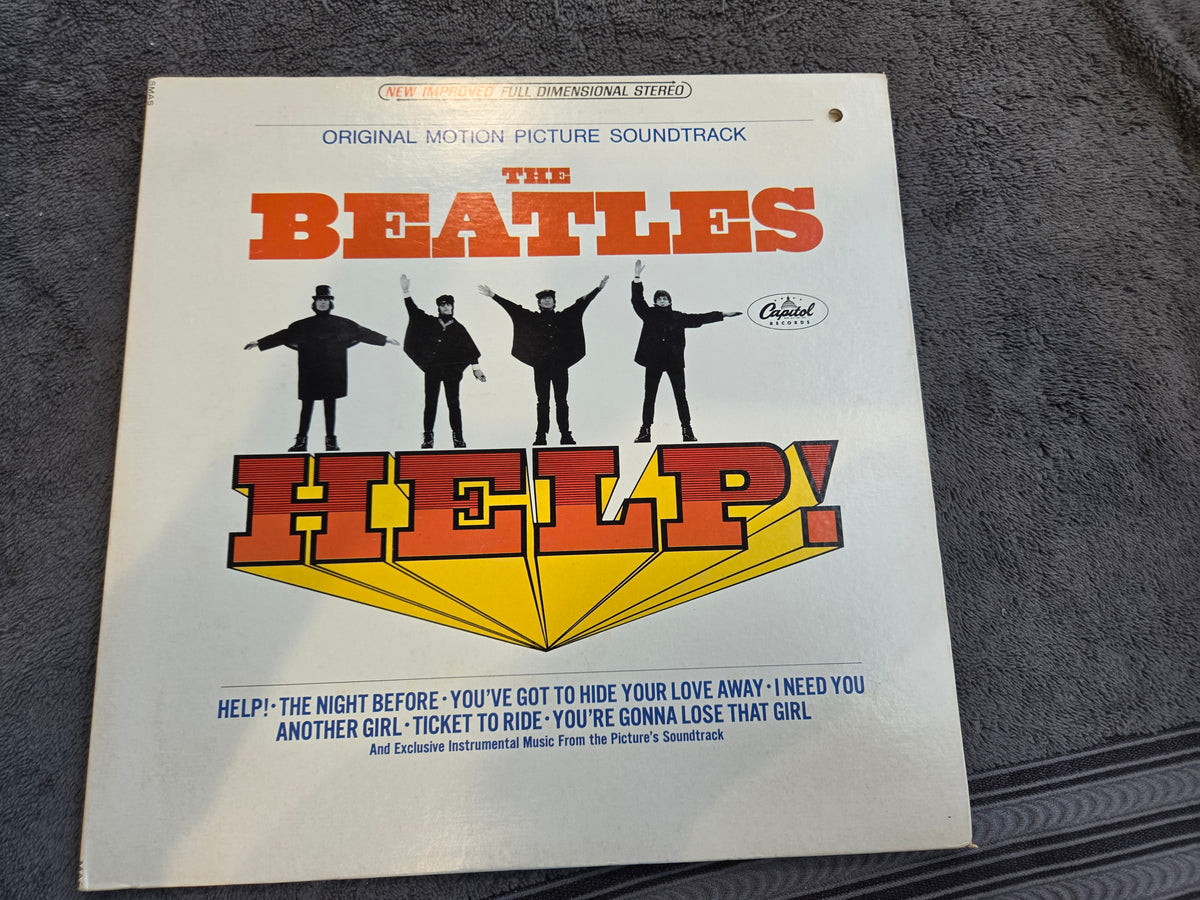 BEATLES HELP ORANGE LABEL 1976