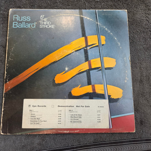 RUSS BALLARD AT THE THIRD STROKE