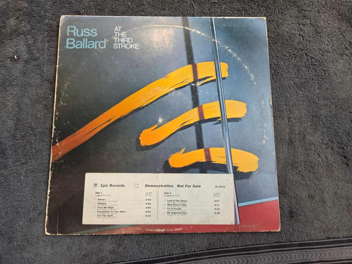 RUSS BALLARD AT THE THIRD STROKE