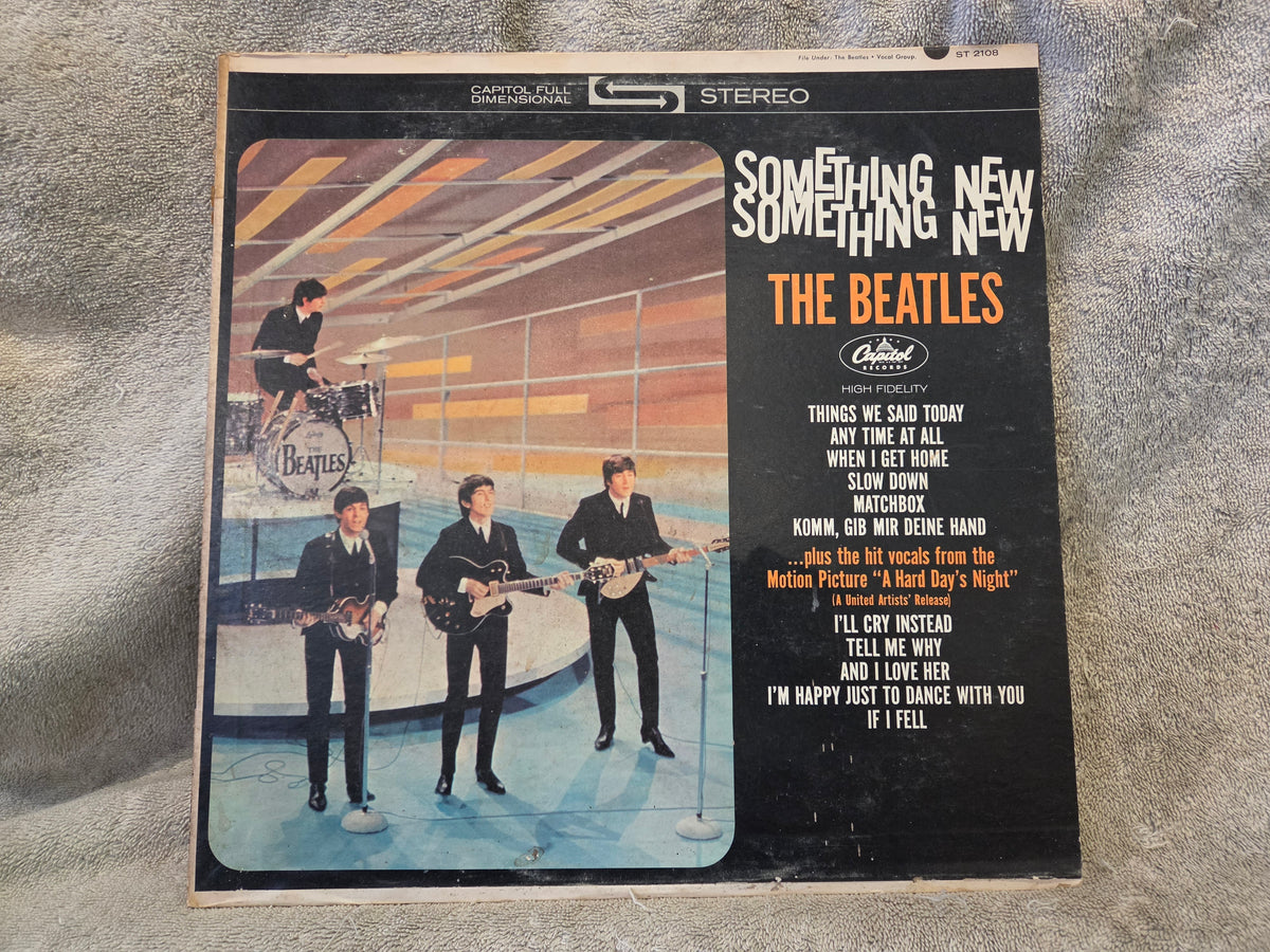 BEATLES SOMETHING NEW CAPITOL RAINBOW CAPITOL STEREO