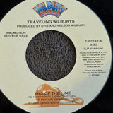 TRAVELING WILBURYS END OF THE LINE PROMO 7"