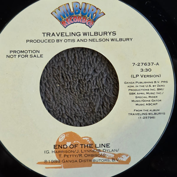 TRAVELING WILBURYS END OF THE LINE PROMO 7"