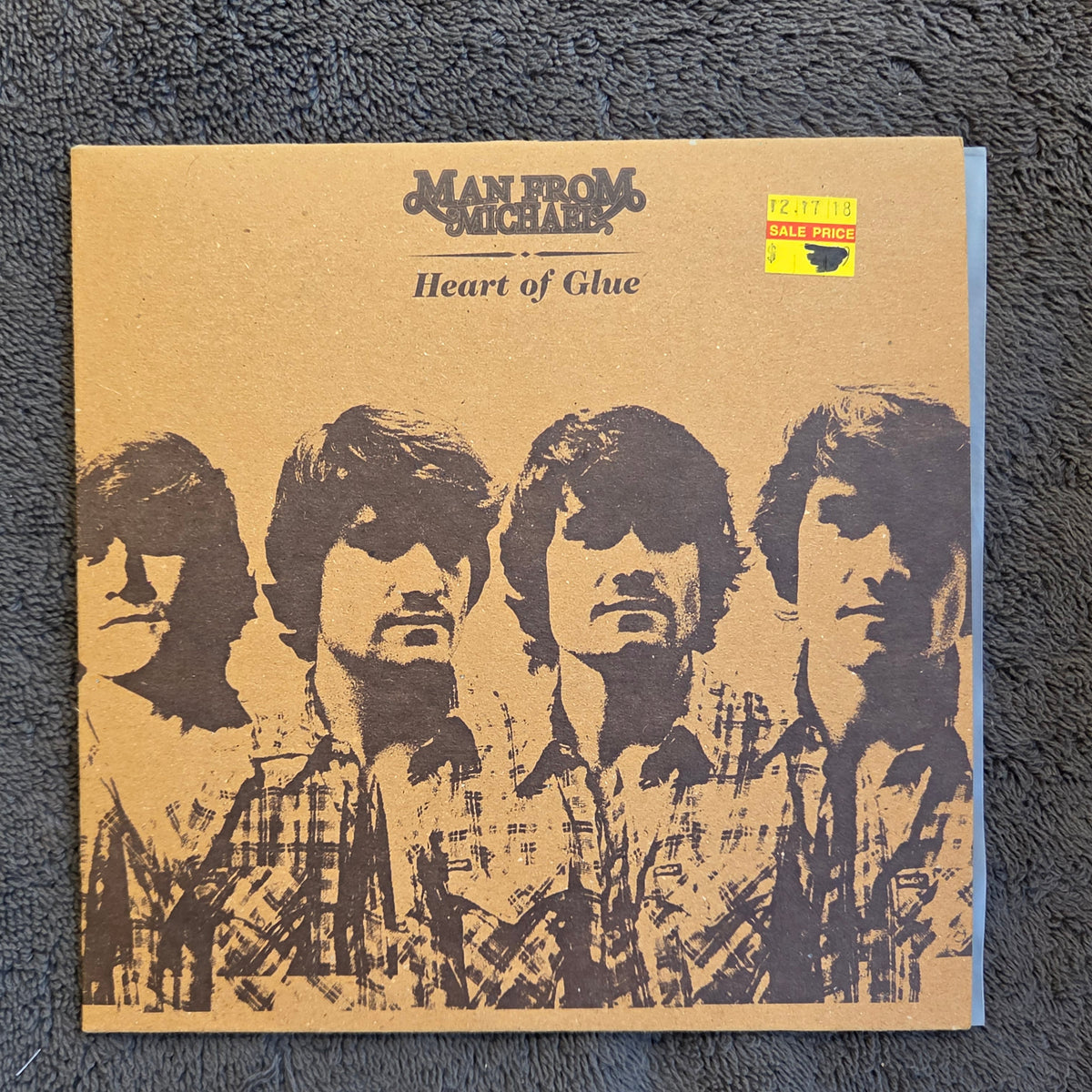 MAN FROM MICHAEL HEART OF GLUE PS UK IMP 7"