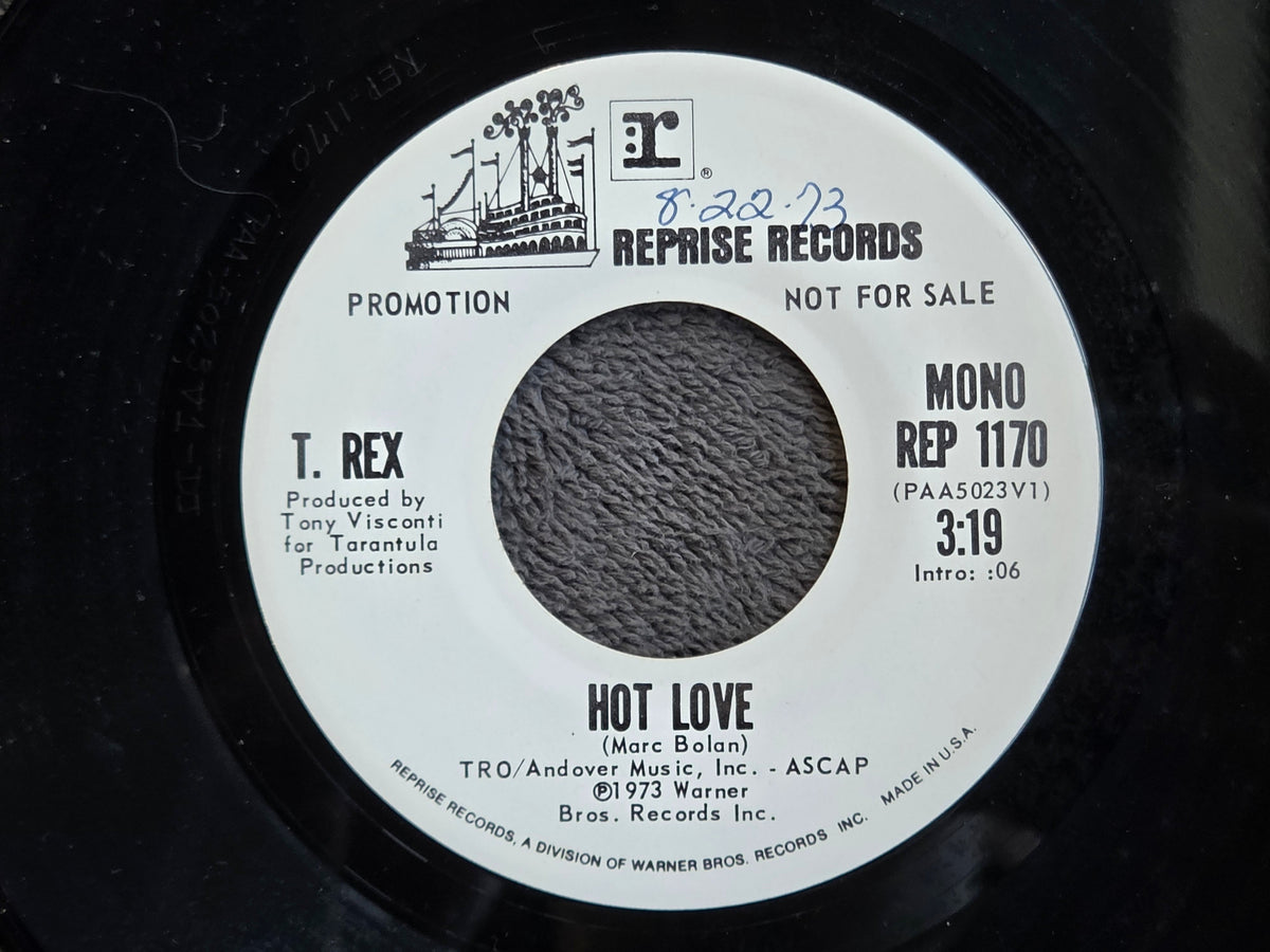 T REX BANG HOT LOVE WLP MONO 7"