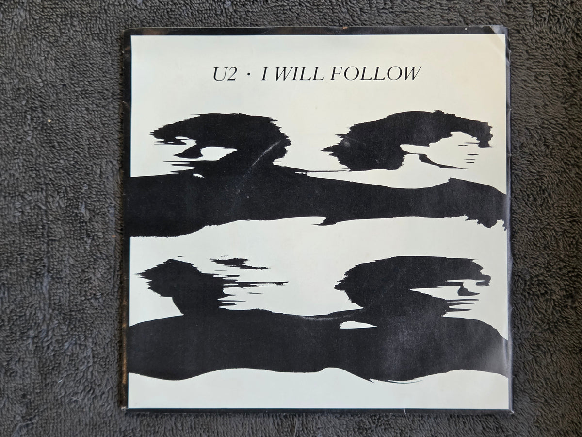 U2 I WILL FOLLOW PROMO PS 7"