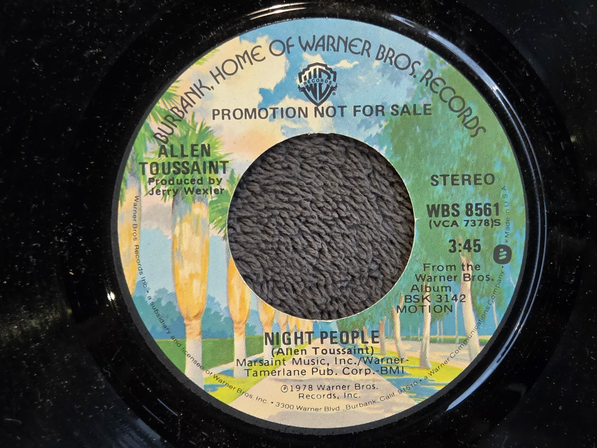 ALLEN TOUSSAINT NIGHT PEOPLE PROMO MONO 7"