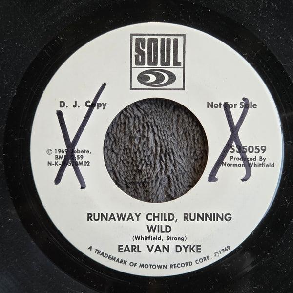 EARL VAN DYKE RUNAWAY CHILD WLP 7"