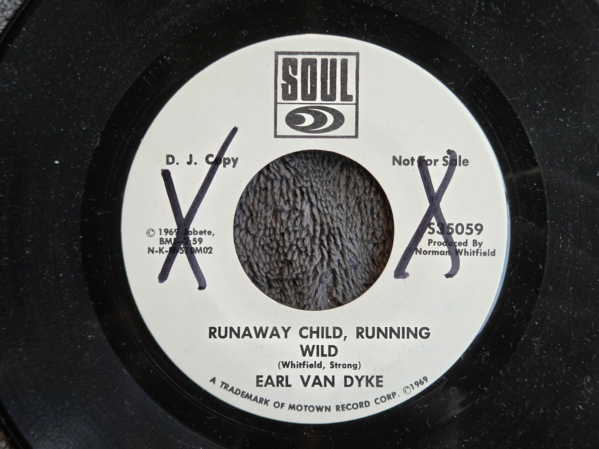 EARL VAN DYKE RUNAWAY CHILD WLP 7"