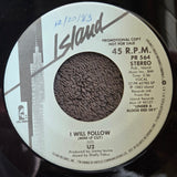 U2 I WILL FOLLOW PROMO 7"