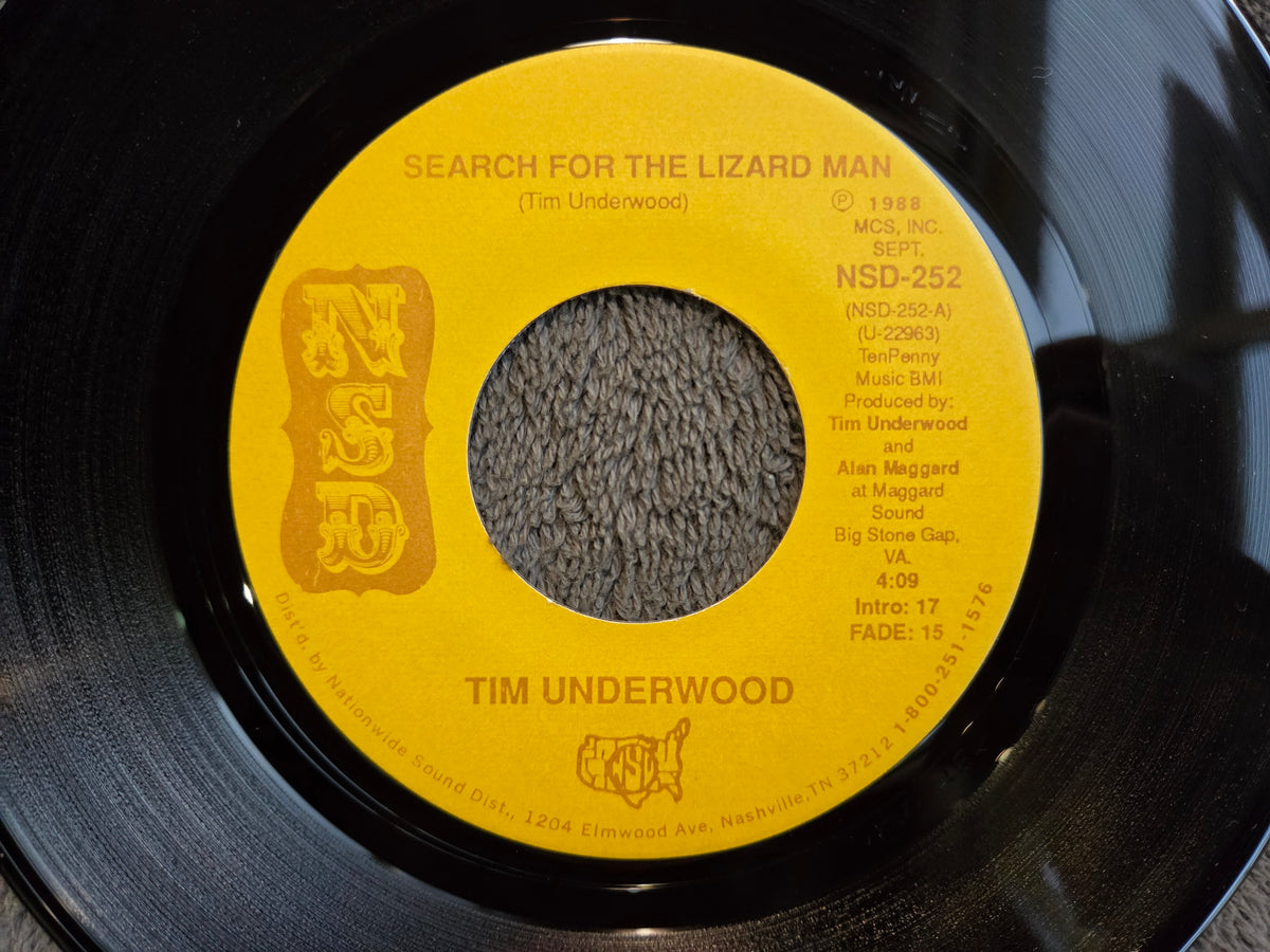 TIM UNDERWOOD SEARCH FOR THE LIZARD MAN 7"