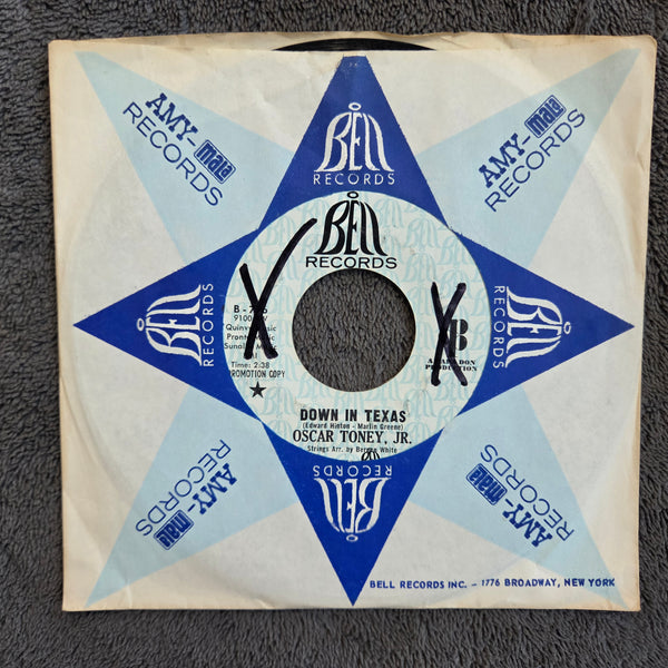 OSCAR TONEY DOWN IN TEXAS PROMO 7"