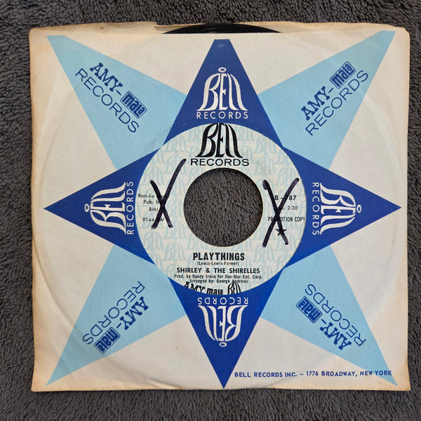 SHIRLEY & THE SHIRELLES PLAYTHINGS PROMO 7"
