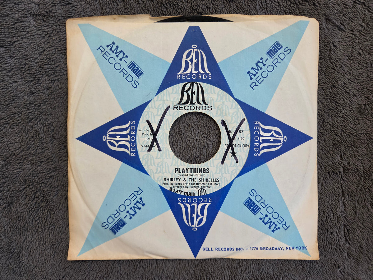 SHIRLEY & THE SHIRELLES PLAYTHINGS PROMO 7"