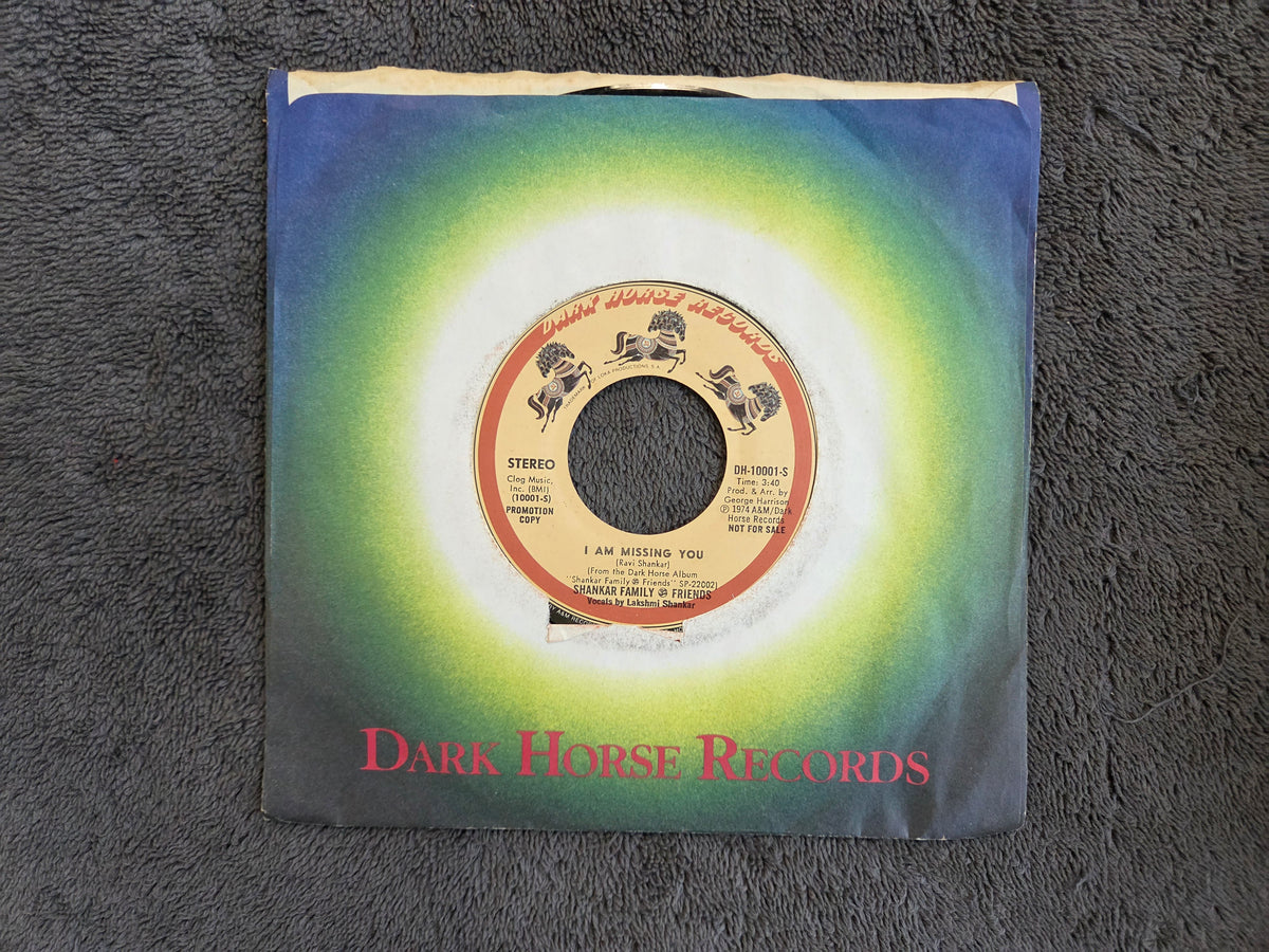 SHANKAR FAMILY I AM MISSING YOU PROMO 7"
