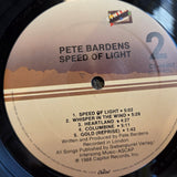 PETE BARDENS SPEED OF LIGHT