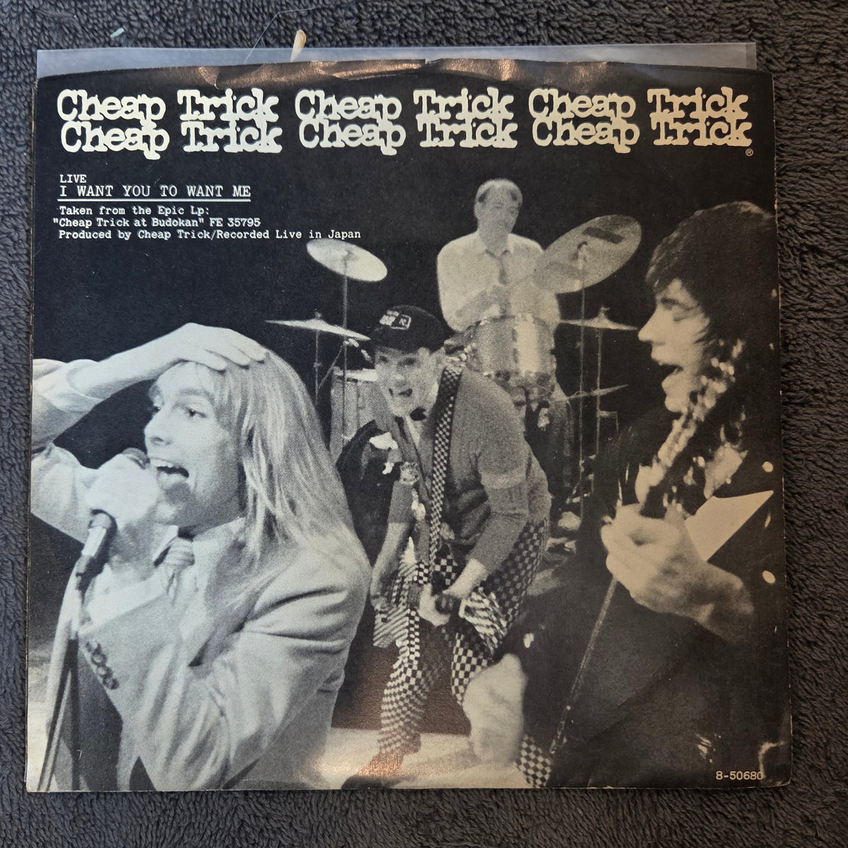 CHEAP TRICK I WANT YOU TO WANT ME WLP PS 7"