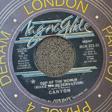 CANYON TOP OF THE WORLD PROMO 7"